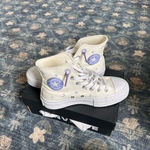 Converse Moonrise Purple High Top Platform Chucks